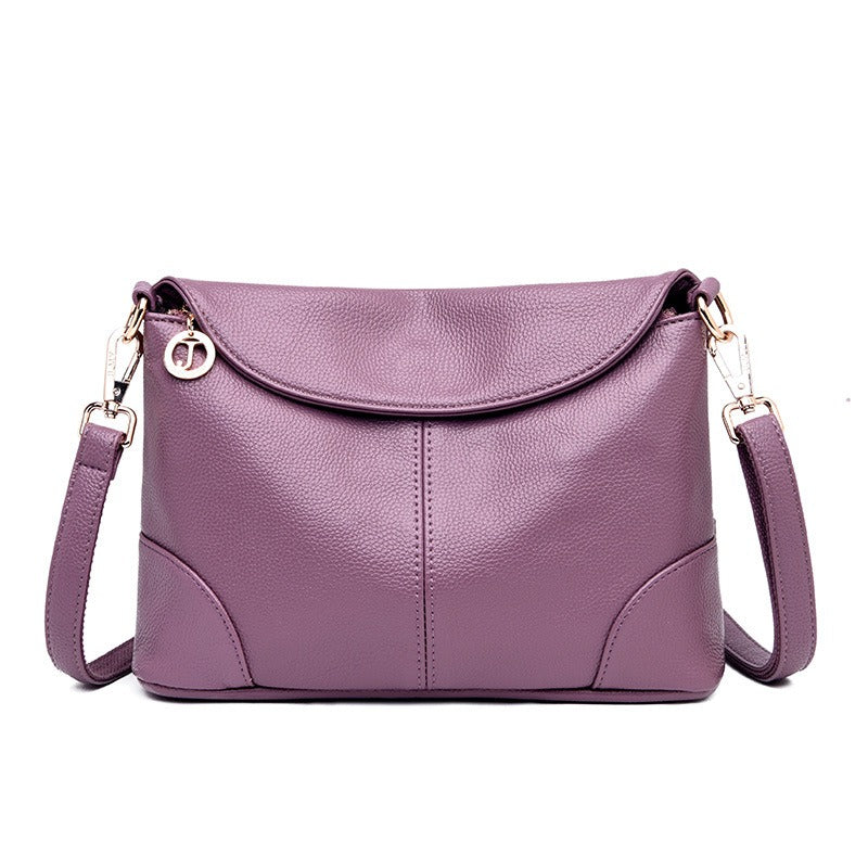 Crossbody Soft Leather Square Bag