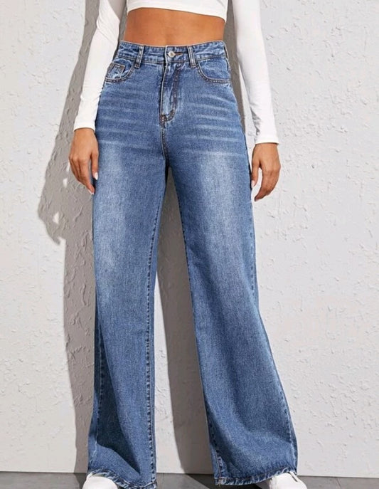 High Waist Loose Jeans