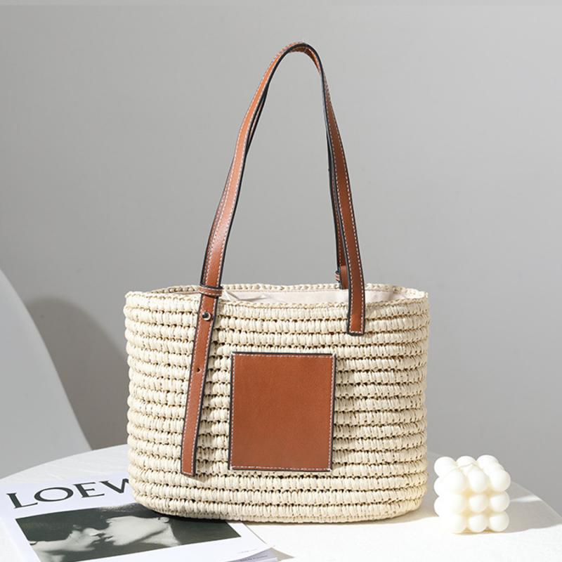 Bohemian Straw Shoulder Bag