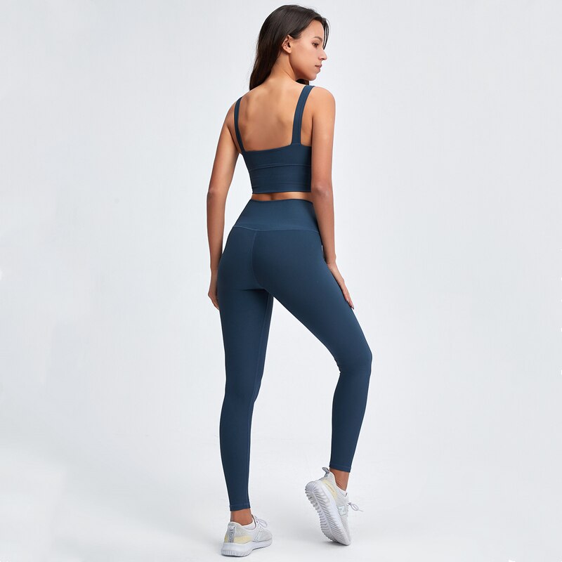 Rib Active Sports Bra & Seamless Leggings Set