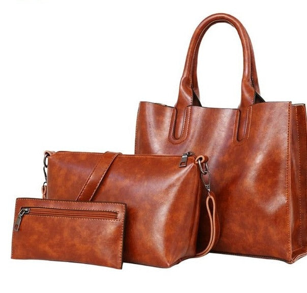 Trunk Tote Spanish Shoulder Bag Set