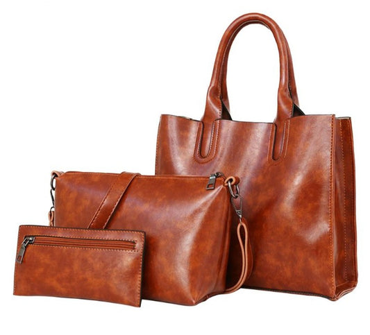 Trunk Tote Spanish Shoulder Bag Set