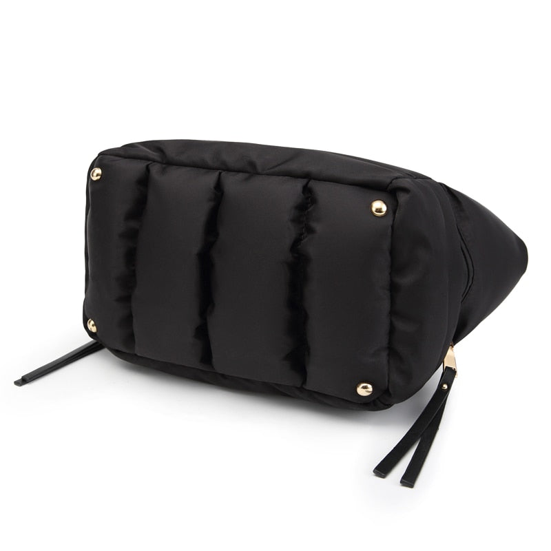 Feather Padded Crossbody Bag