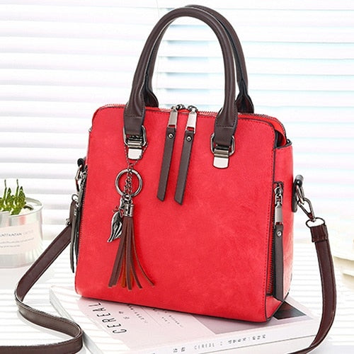 Crossbody Vintage Leather HandBags - Hey Love Boutique