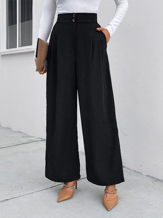 High-Waisted Wide Leg Pants