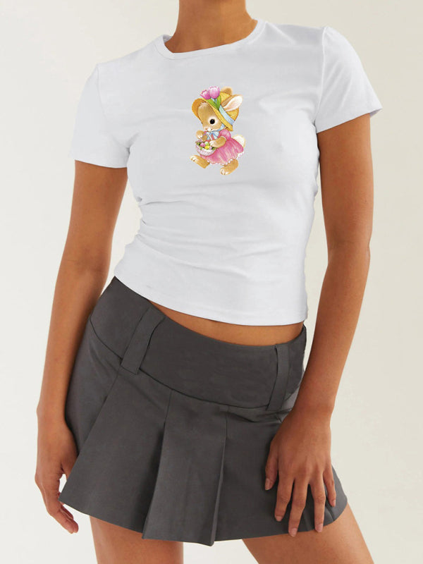 Easter Egg Bunny Printed T-shirt