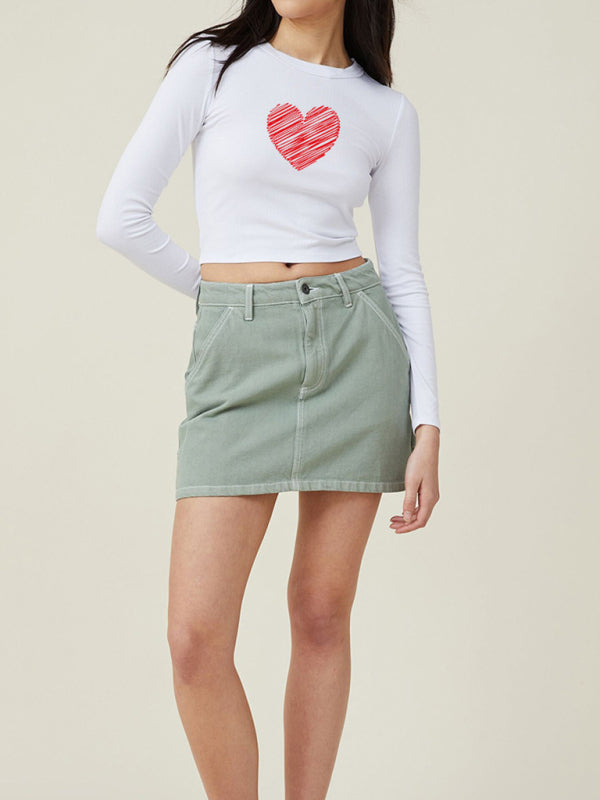 Basics Red Heart Balloon T-Shirt