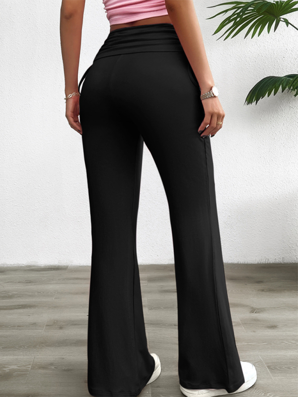 Slim-Fit Pleated Pants