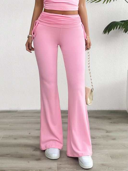 Slim-Fit Pleated Pants