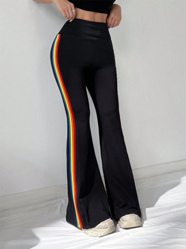 High Waist Wide Leg Straight Pants