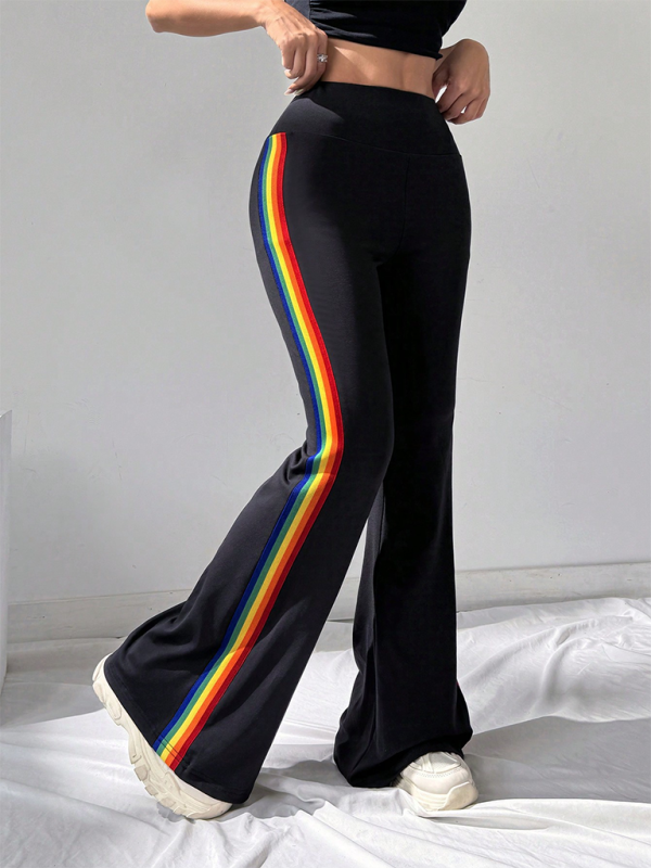 High Waist Wide Leg Straight Pants