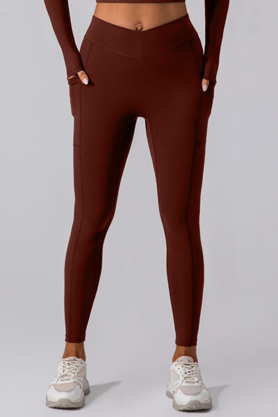 High Waist Active Leggings with Pockets - Hey Love Boutique