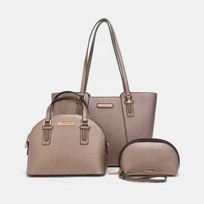 Leather 3-Piece Handbag Set