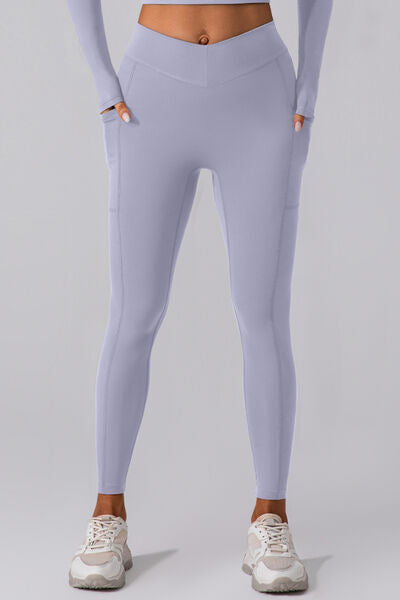 High Waist Active Leggings with Pockets - Hey Love Boutique