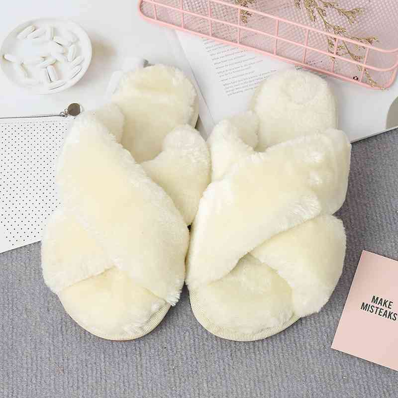 Crisscross Strap Slippers - Hey Love Boutique