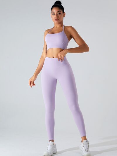 High Waist Wide Waistband Active Leggings - Hey Love Boutique