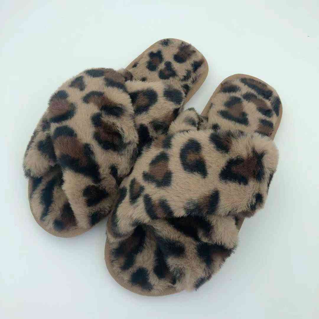 Crisscross Strap Slippers