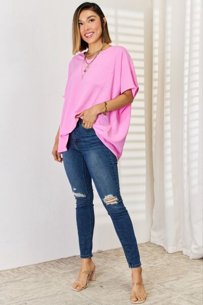 Texture Short Sleeve T-Shirt - Hey Love Boutique