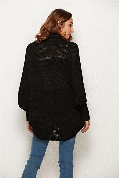 Open Front Batwing Sleeve Cardigan - Hey Love Boutique