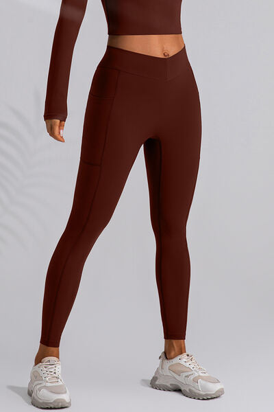 High Waist Active Leggings with Pockets - Hey Love Boutique