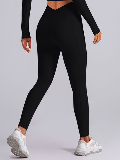 High Waist Active Leggings with Pockets - Hey Love Boutique