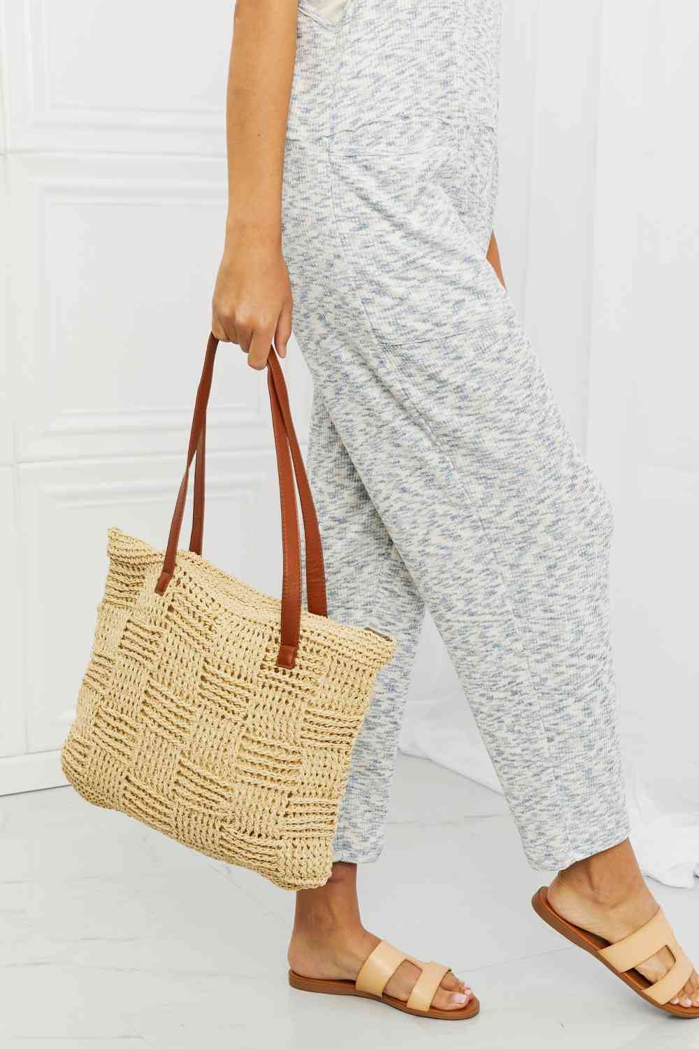 Straw Tote Bag