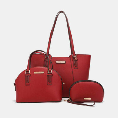 Leather 3-Piece Handbag Set