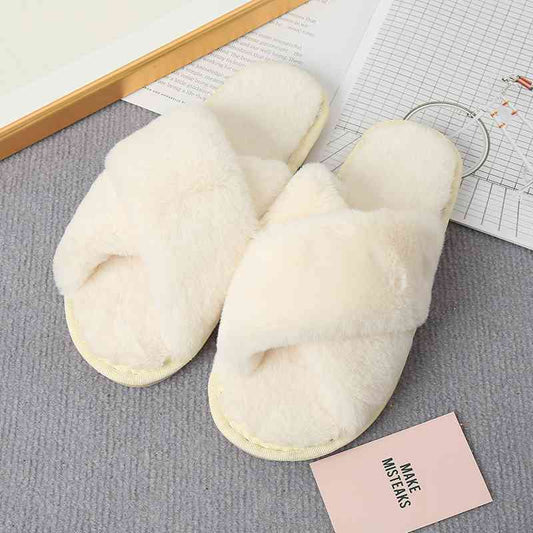 Crisscross Strap Slippers