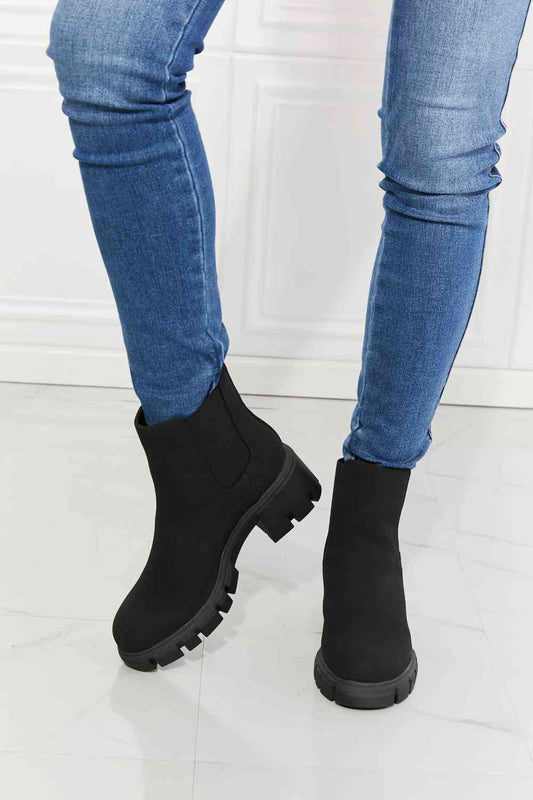 Work For It Matte Lug Sole Boots